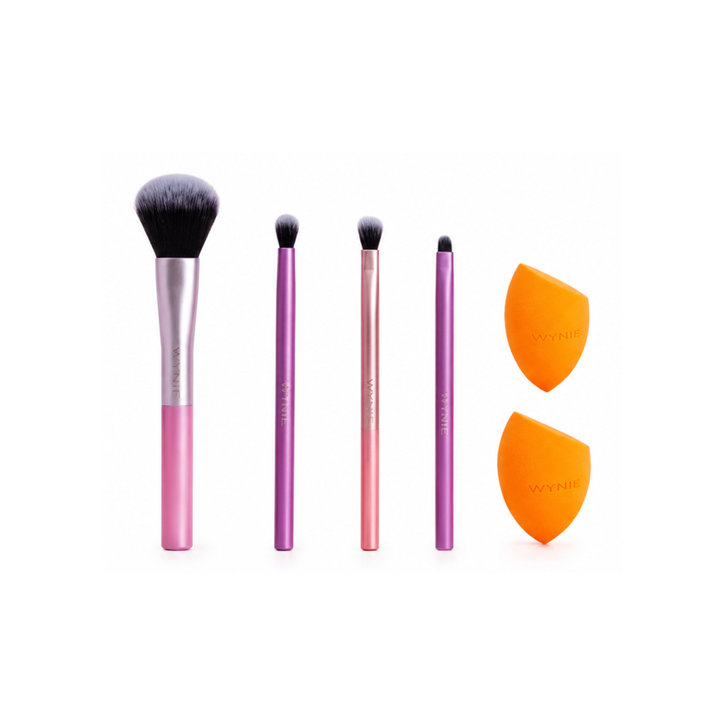 Pack de brochas y esponjas de maquillaje