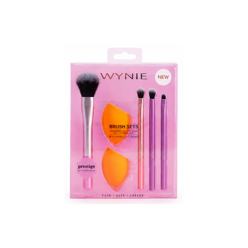 Pack de brochas y esponjas de maquillaje