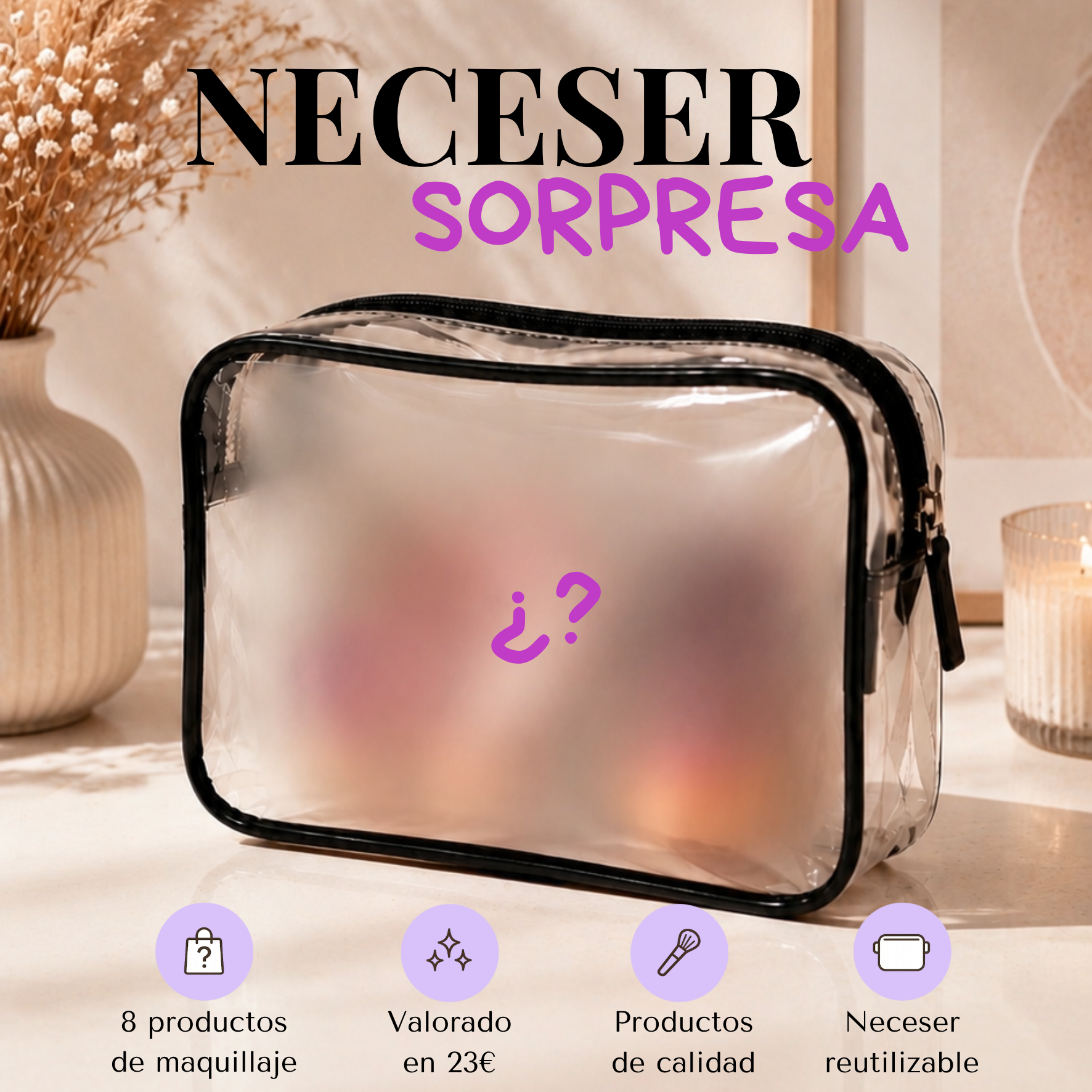 05: Neceser sorpresa de maquillaje
